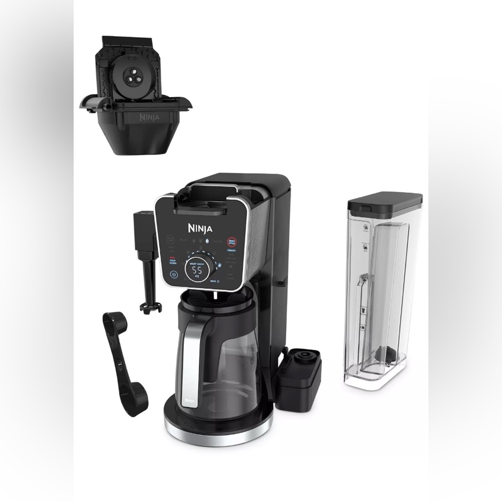 New In Box Ninja CFP301 DualBrew Pro Specialty 12-Cup Drip Maker with Glass